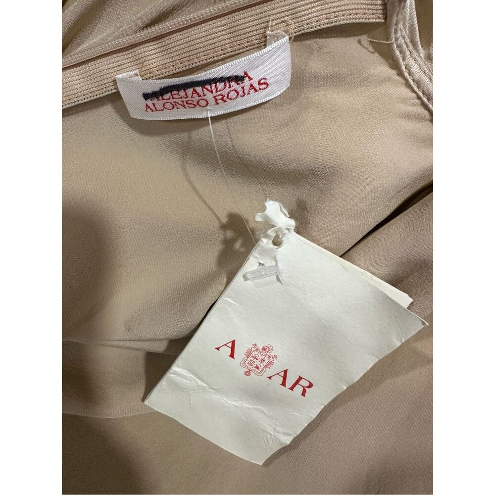 NWT Alejandra Alonso Rojas Ruched Tank Gown Size 4 $2795 - Picture 11 of 12